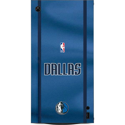NBA Dallas Mavericks Jersey XBox Series X Digital Edition Console Skin